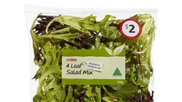 One of the Coles salads included in the recall. 