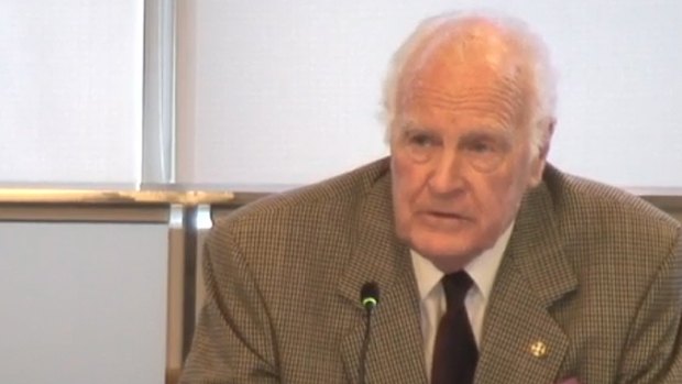 Former governor general Dr Peter Hollingworth fronts the royal commission.