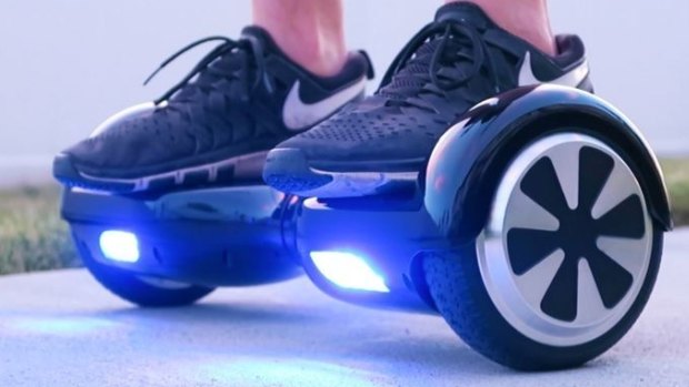 A 16-year-old was knocked out after falling off a 'hoverboard' he received for Christmas in Elenora Heights. 