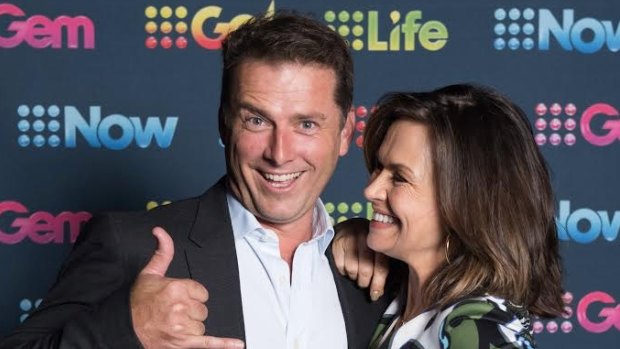 On top of ratings ... Karl Stefanovic and Lisa Wilkinson, hosts of Channel Nine's <i>Today</i> breakfast show.