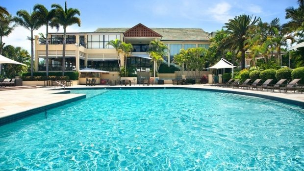 The main pool at Mercure Gold Coast Resort. 