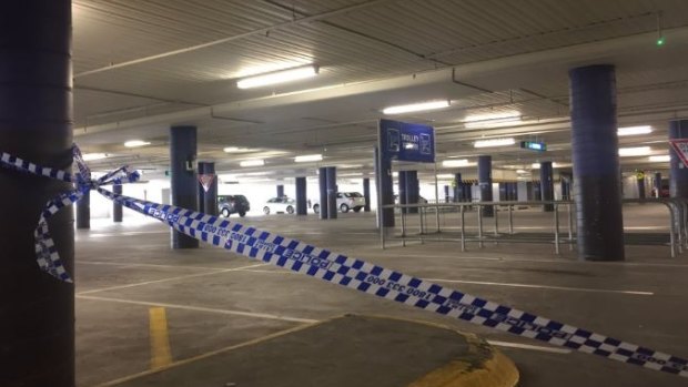 The car park at Doncaster shopping centre where the man was found dead.