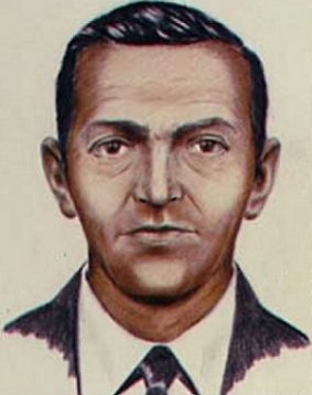 The FBI sketch of the mysterious D.B. Cooper.