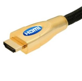 A 24-carat gold HDMI cables