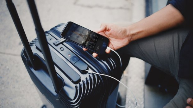 Bluesmart Luggage includes a charging port, a digital scale and GPS tracking in its suitcases. 