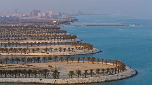 View of Dhahran from the Doubletree Hilton.