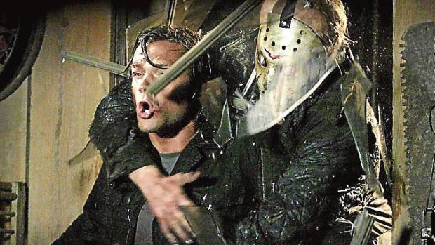 A scene from the 2009 remake of Friday the 13th.