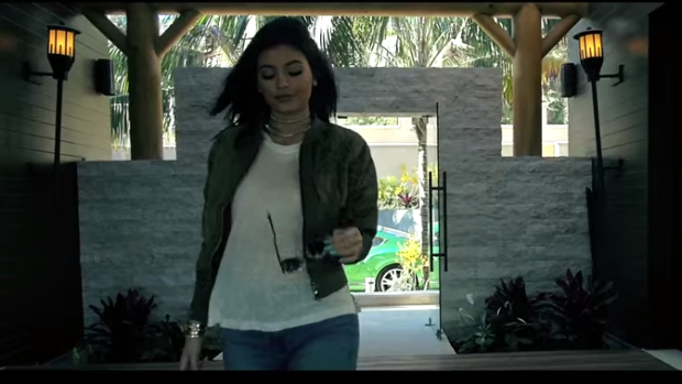 Kylie Jenner is featured in her older boyfriend's new music video.