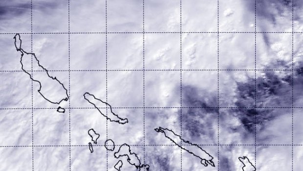 Cyclone Raquel forms over the Solomon Islands.