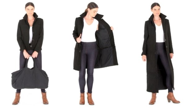 The Airport Jacket is designed to be worn three ways.