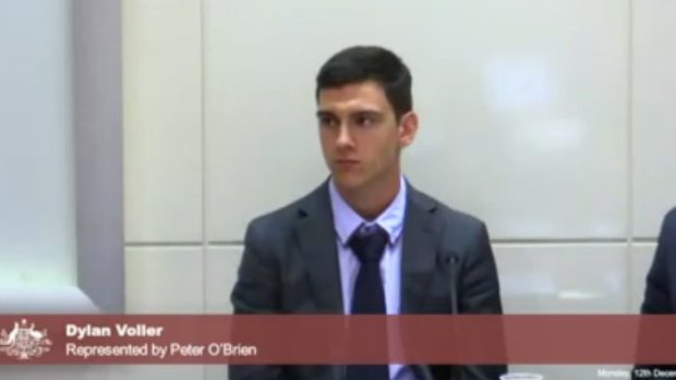 Dylan Voller gives evidence at the Royal Commission into the Protection and Detention of Children.