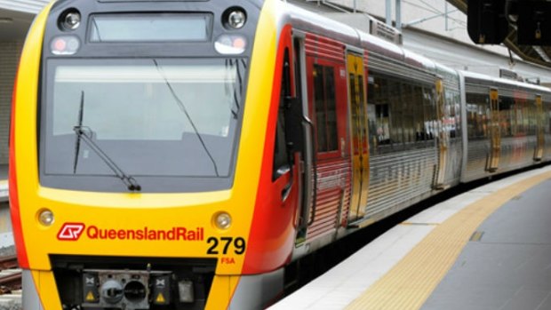 Five train lines have been affected after a bridge strike in South Brisbane.