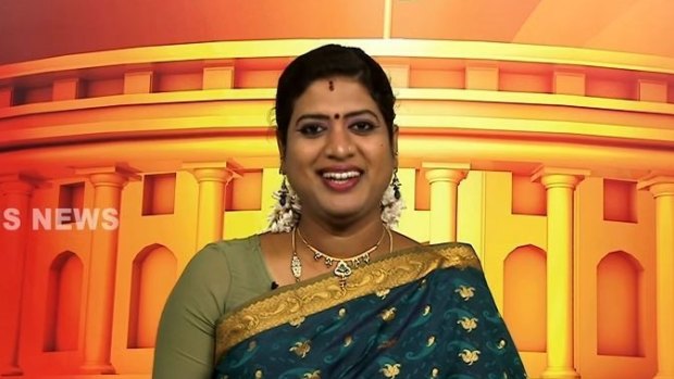 Padmini Prakash has anchored Lotus News, a television program in Tamil Nadu since 2014.