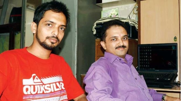 Jignesh (left) and his brother Mehul Sanghrajka. 