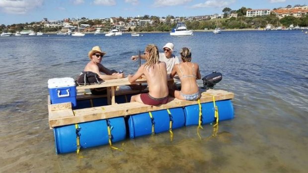 The aquatic version of the motorised picnic table has been more prevalent of late.