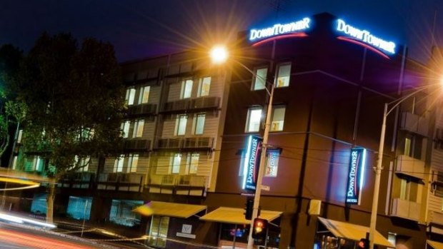 In developers' sights: the Downtowner Hotel in Carlton.