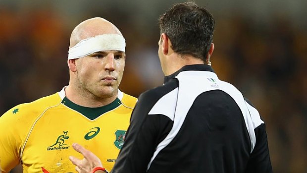Improving relations: The Wallabies are trying to work better alongside referees.