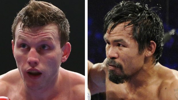Night to remember: Jeff Horn and Manny Pacquiao.