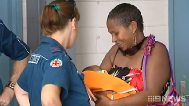 In 2009, Raina Thaiday was interviewed thanking paramedics for safely delivering her child in the back of an ambulance.
