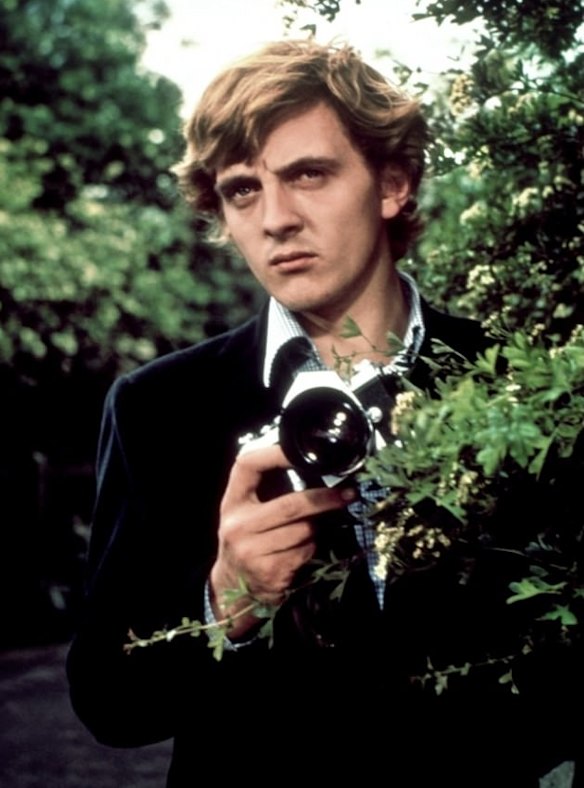 David Hemmings  in the famous park scene in <i>Blow-Up</i>.