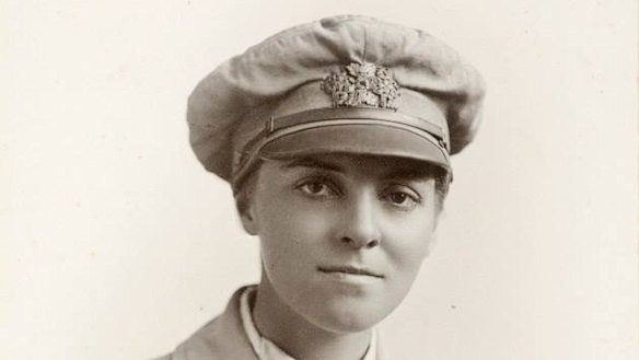 Studio portrait of Alice Anderson.