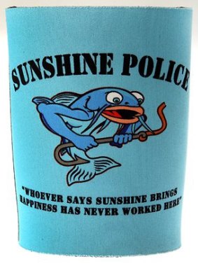 The stubby holder at the centre of the investigation.