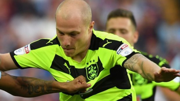 Terrier: Aaron Mooy has enjoyed a dream start to his career in English football with Huddersfield.
