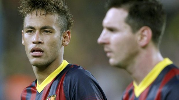 Ruthless goal machines: Neymar and Messi.