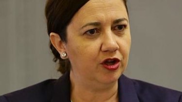 Queensland Premier Annastacia Palaszczuk - asking for money at COAG for Gold Coast light rail