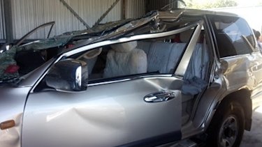 Morayfield Kfc Drive Through Crash Man Lucky He Wasn T Decapitated