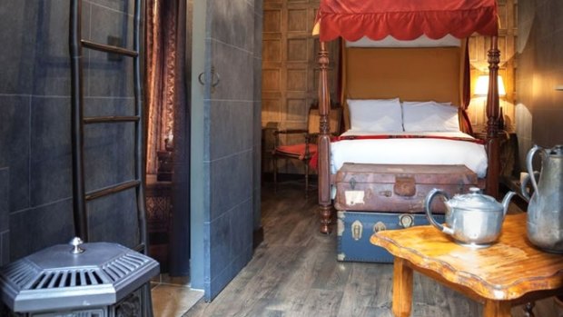 The rooms are available as part of a package that includes a "Muggle walking tour" of London.