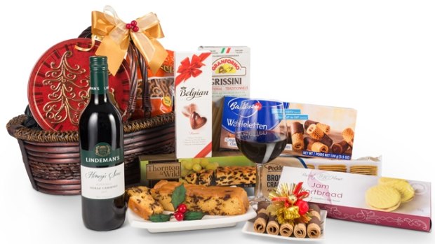 Consumers are paying a premium for Christmas hampers.