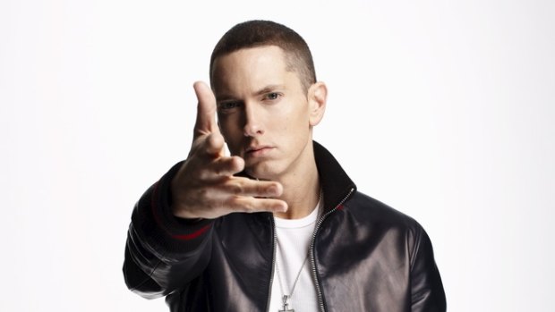 American rapper Marshall Mathers known as Eminem.