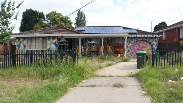 Qin Wu was shot dead when he is believed to have intervened in an argument at this makeshift Buddhist temple.