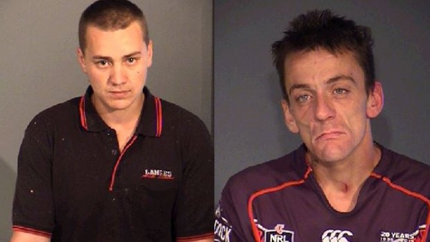 Escaped: Patrick McCurley (right) and Jacob MacDonald (left) have both been caught.