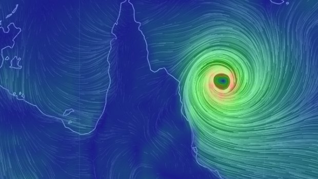 Cyclone Nathan's winds may gust to 260km/h.