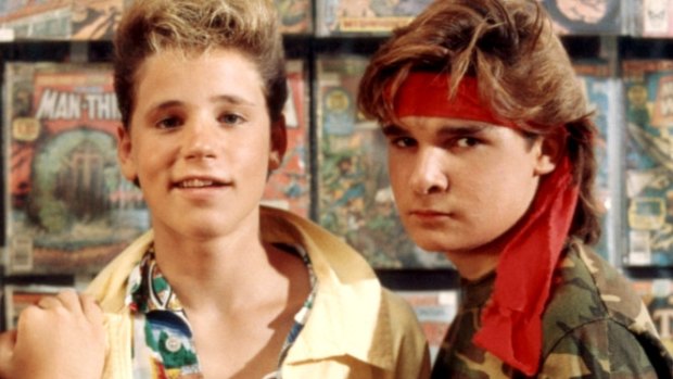 Haim and Corey Feldman in 1987's <i>The Lost Boys</i>.