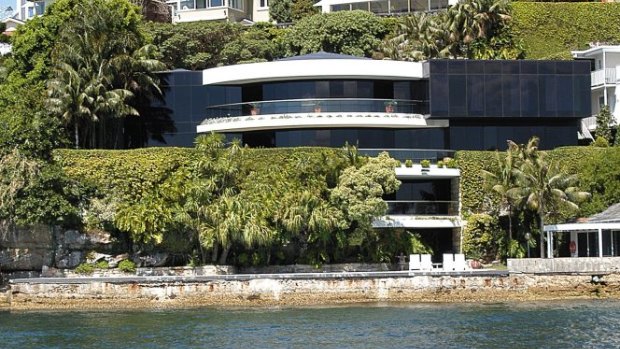 Hot property: 9 Wolseley Crescent, Point Piper, also known as the Bang and Olufsen house.