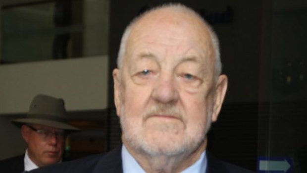 Mining mogul Travers Duncan outside the ICAC in 2012.