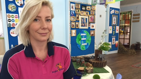 'A double-edged sword ... giving love and attention to kids that are a similar age to your own': Faulkner on working in child care.