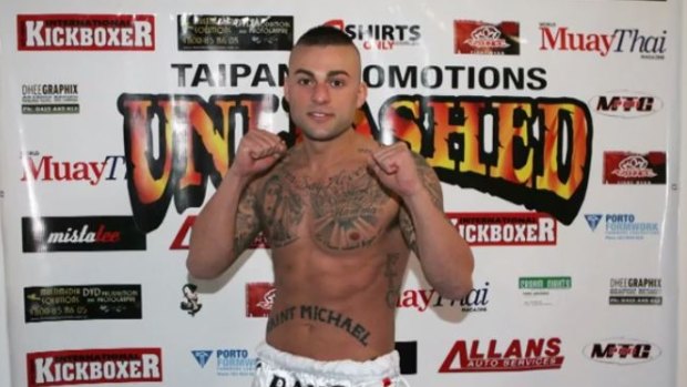Antonio Bagnato when he fought muay thai in Sydney.