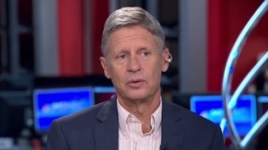Gary Johnson shocked his interviewers with his response. 