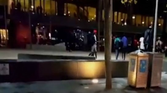 Suspected members of the Apex gang in the CBD.