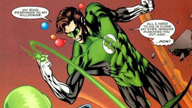 Ok, maybe not quite Green Lantern style.