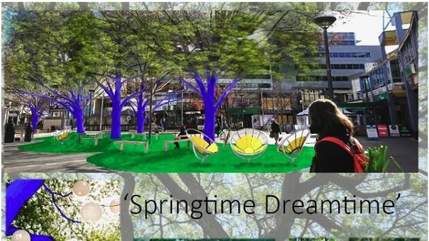 Springtime Dreamtime micro park.