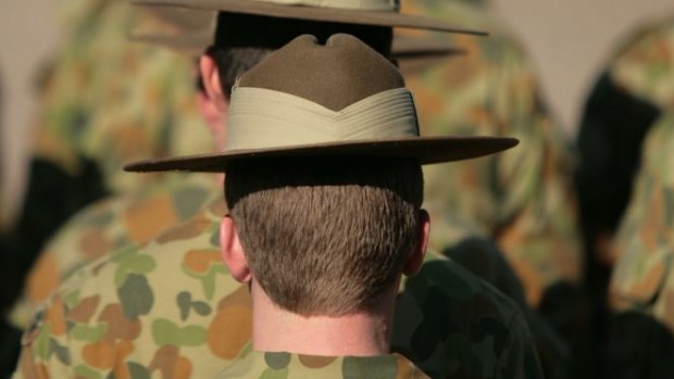 Two staff members from the Duntroon military college have been suspended for use.