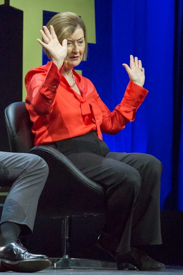 Kate McClymont at the SMH Live Year in Review subscribers event at The Star on Monday.