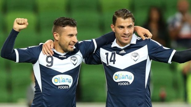 James Troisi, right, is rejoining the Victory.
