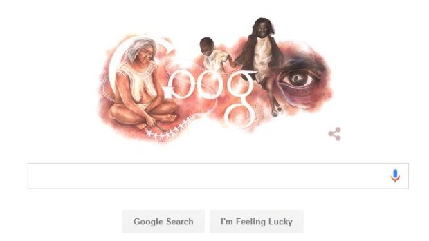 Google's Australia Day artwork.