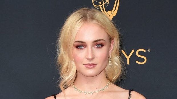 Sophie Turner opted for a blonde look rather than her usual auburn tresses.